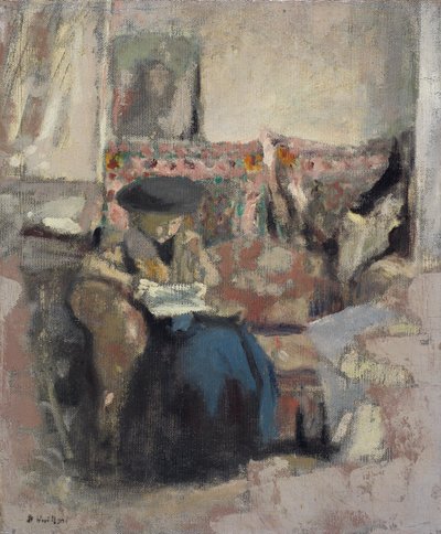 La liseuse au coussin, vers 1905 - Edouard Vuillard